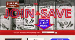 Desktop Screenshot of landandseamarket.com